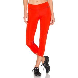 Alala Captain Crop Tights in Fiery Red 🔥
